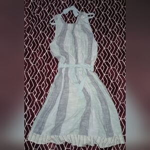 Linen Blend Sun Dress Sz XS EUC